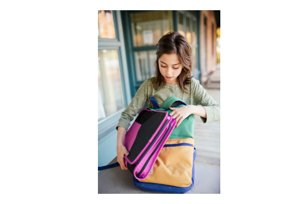 Child using executive functioning organizational strategies